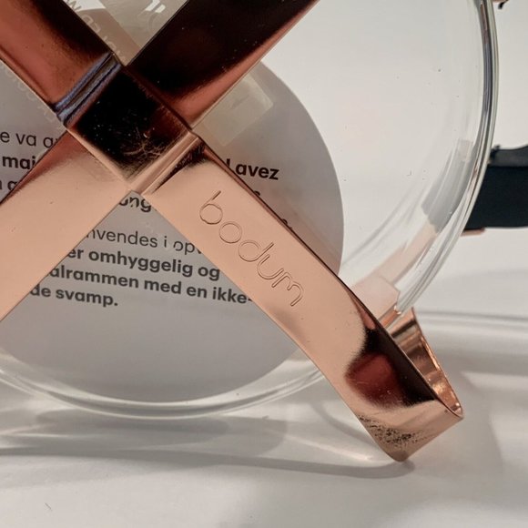 Bodum Chambord Classic Sugar and Creamer Set - Copper - Brand New - Picture 5 of 6